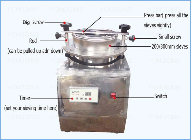 Laboratory Use Specific Test Equipment Vibrating Screen