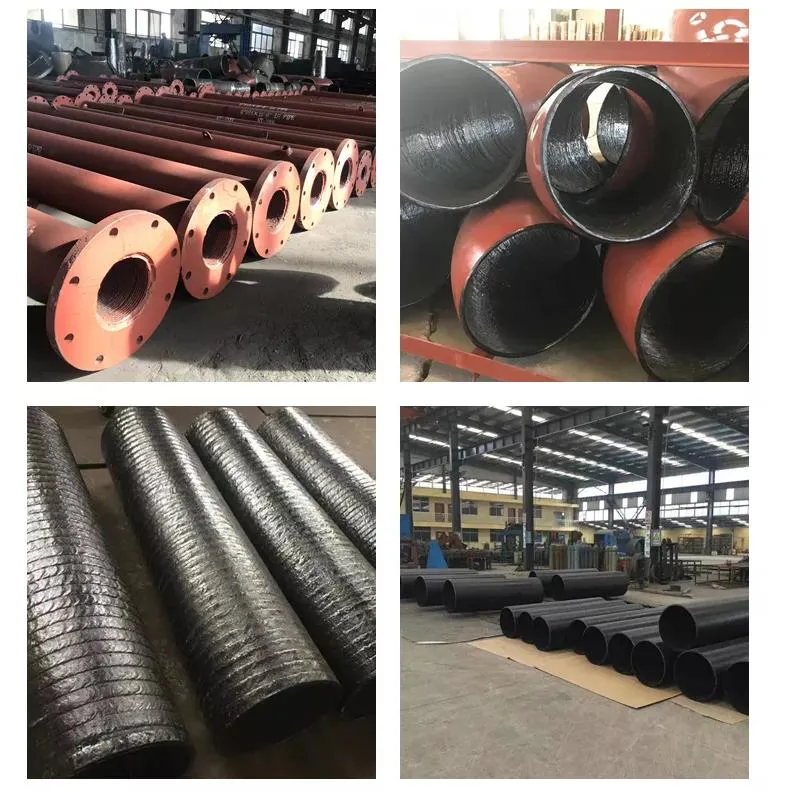 Hard-Plate Abrasion Resistant Mining Steel Pipe with Cco Bimetal Welding Layer