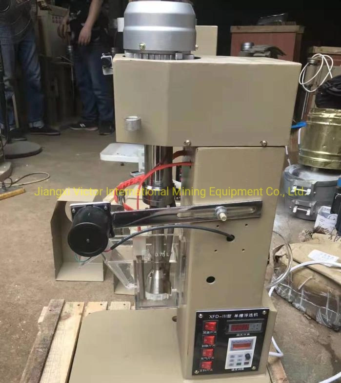 Xfd 0.5/0.75/1/1.5/3/8 L Laboratory Single Tank Flotation Machine