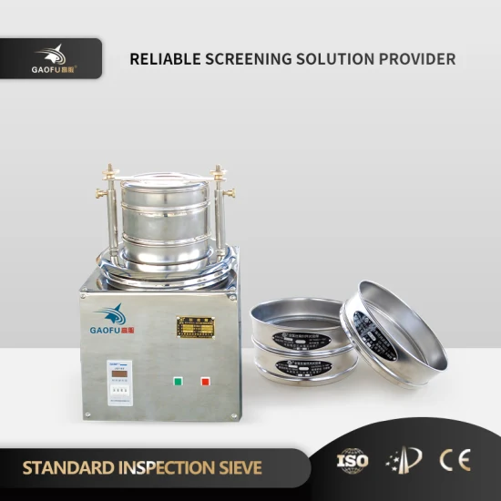 Laboratory Test Standard Vibrating Sieve Screening Machine for Coal Analysis Diameter 200mm